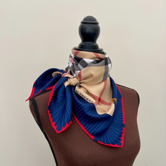 Display #2 Burberry Silk Scarf - Picture 11 of 13